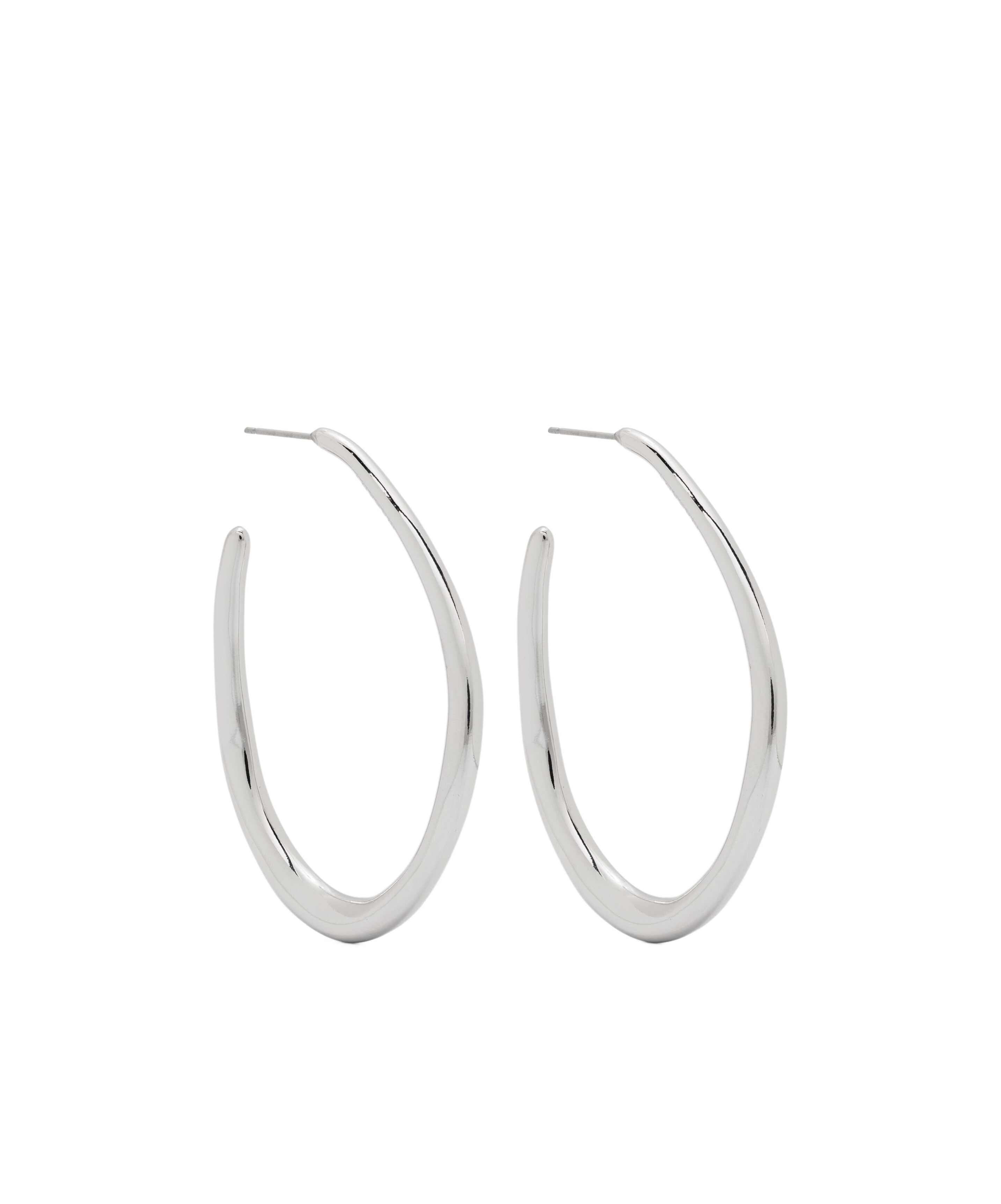 Isabel Marant Pleasant Hoop Earrings In White