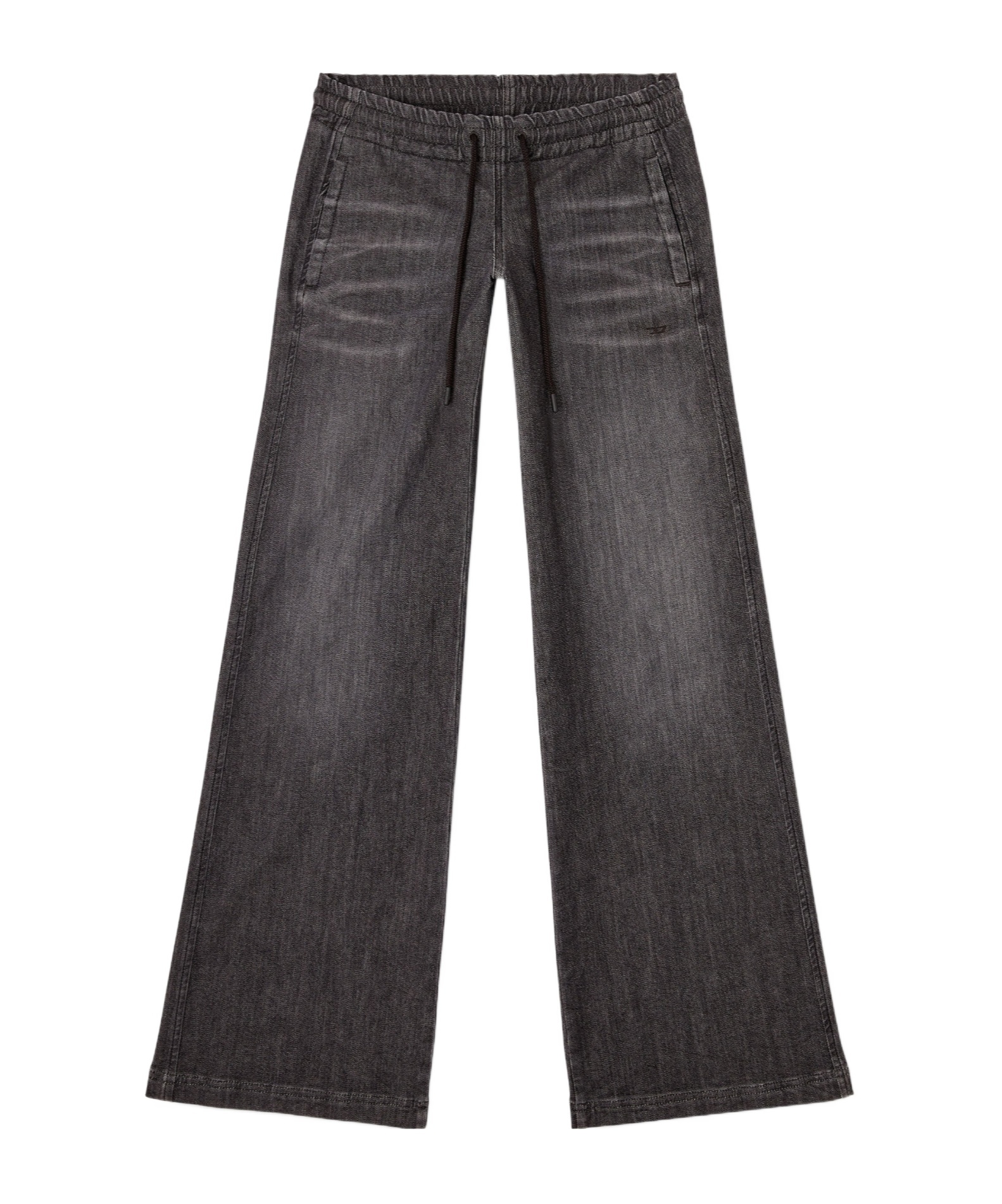Diesel 2078 D-ainty Drawstring Jeans In Black