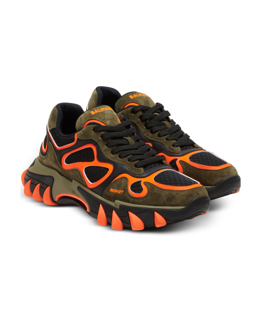 Balmain B-east Chunky Sneakers In Black
