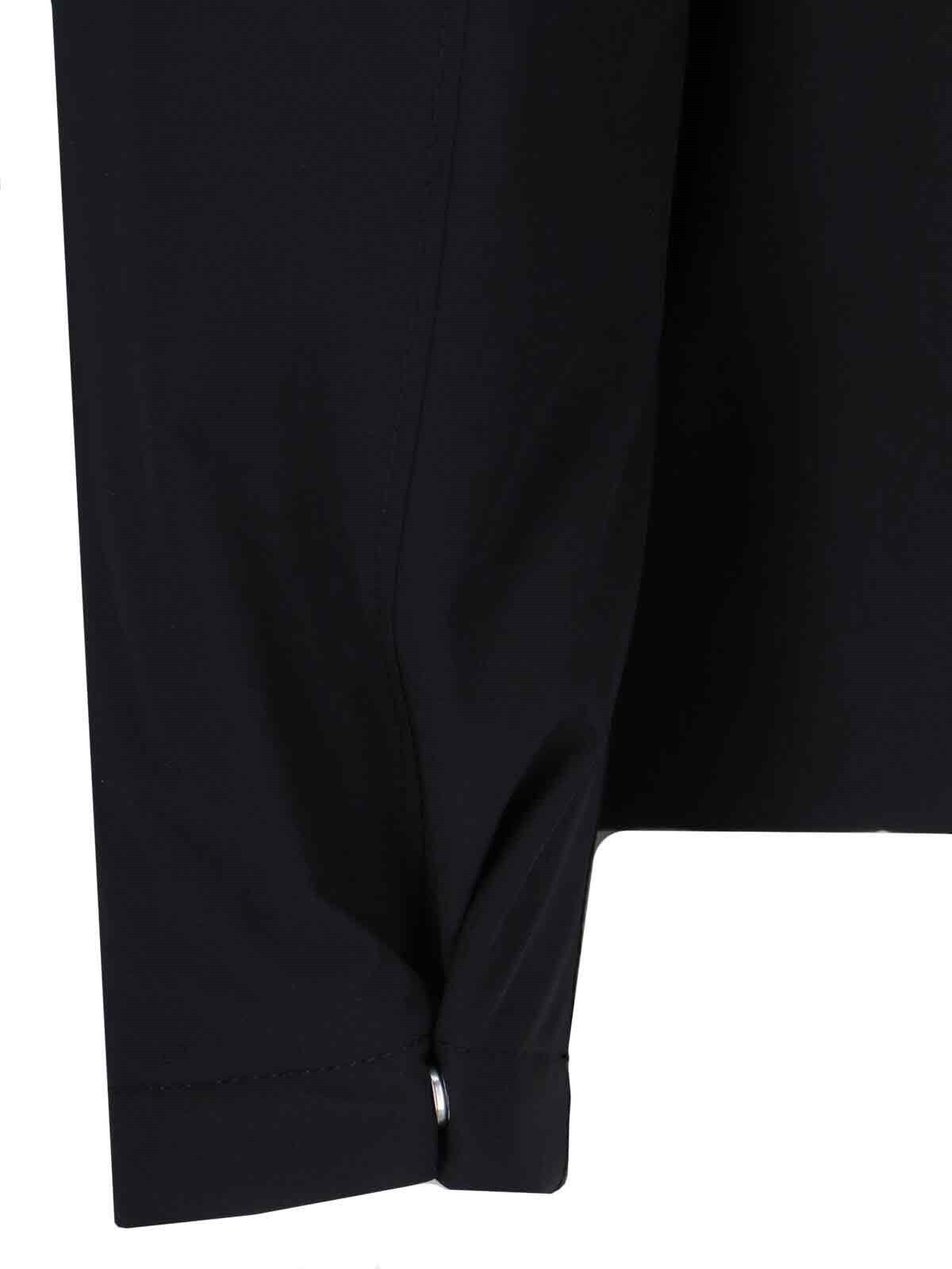 Stone Island Black Soft Shell-r Primaloft Insulated Jacket In Black