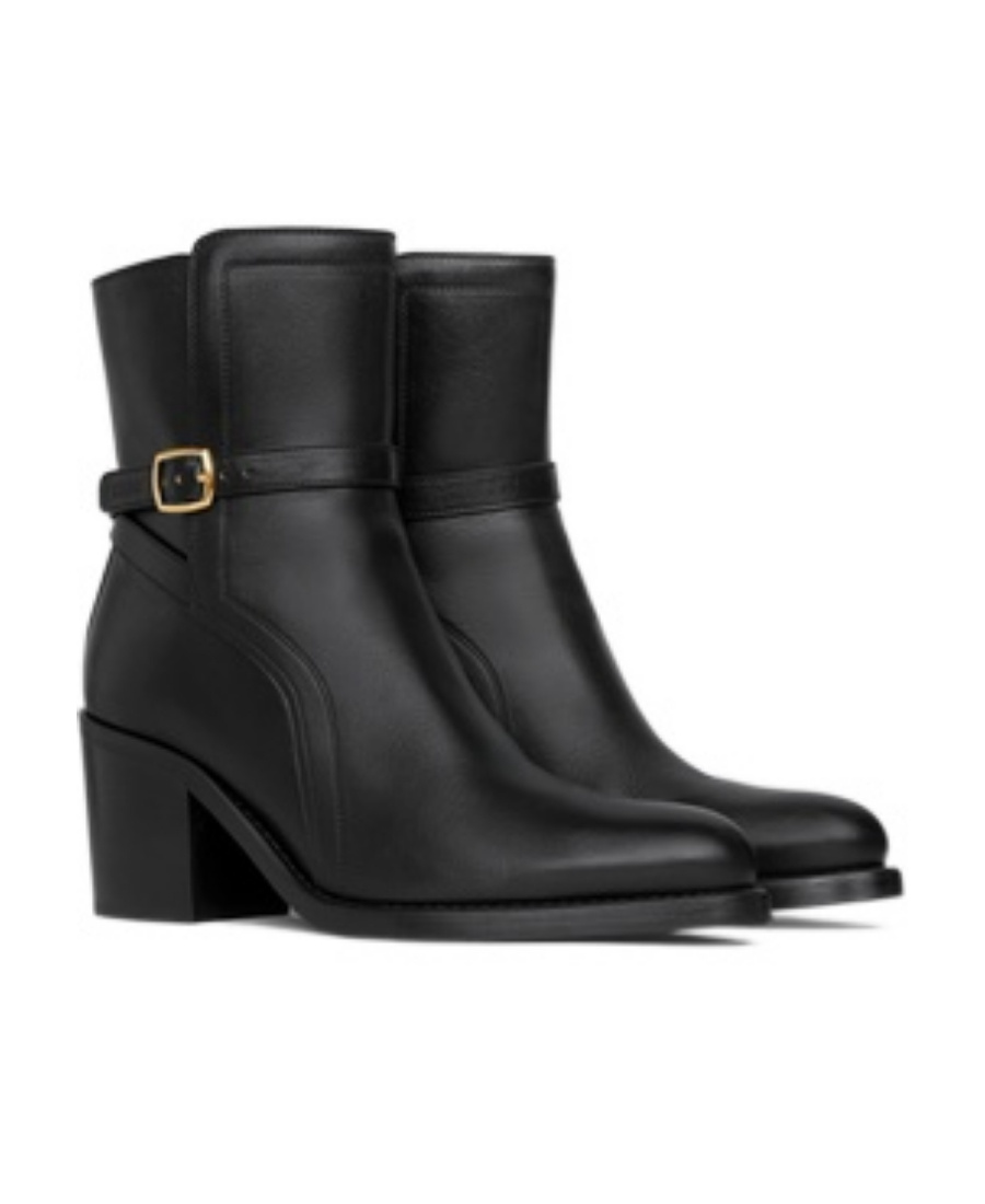 Celine Condé Jodphur Boot In Calfskin In Black