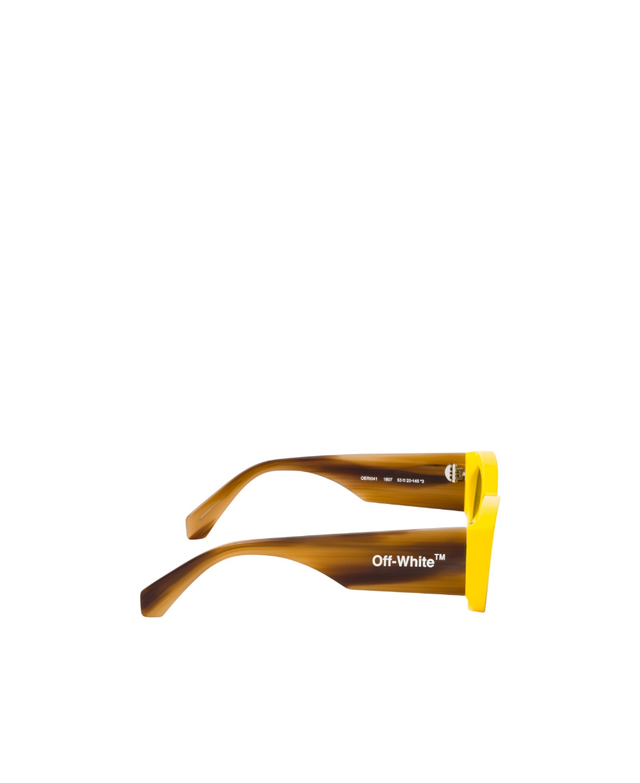 Off-white Logo Sunglasses In Gray