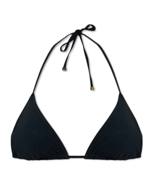 Dolce & Gabbana Triangle-cup Bikini Top In Black