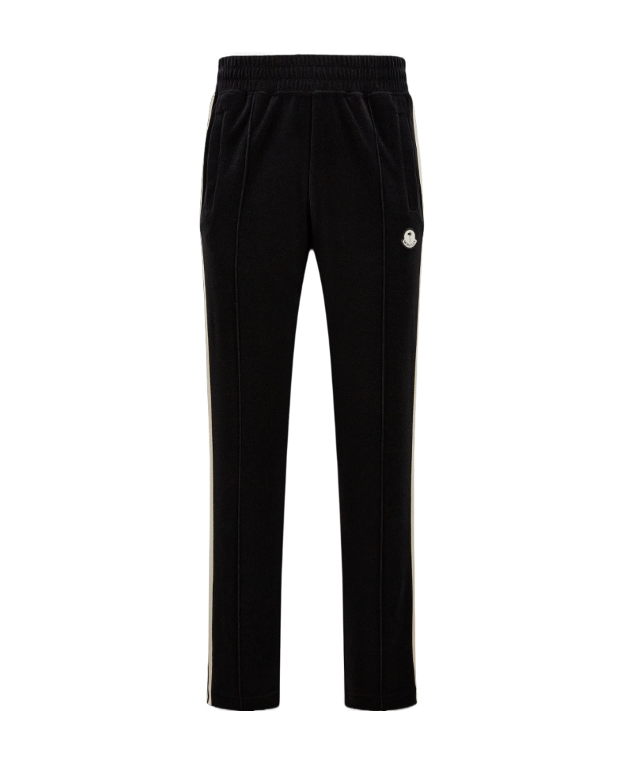 Moncler Palm Angels Joggers With Side Fabric Insert In Black