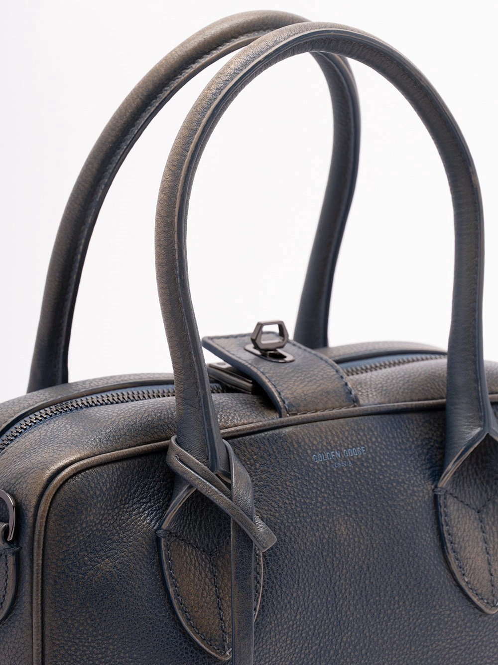 Golden Goose Top-handle Zip-fastening Tote Bag In Black
