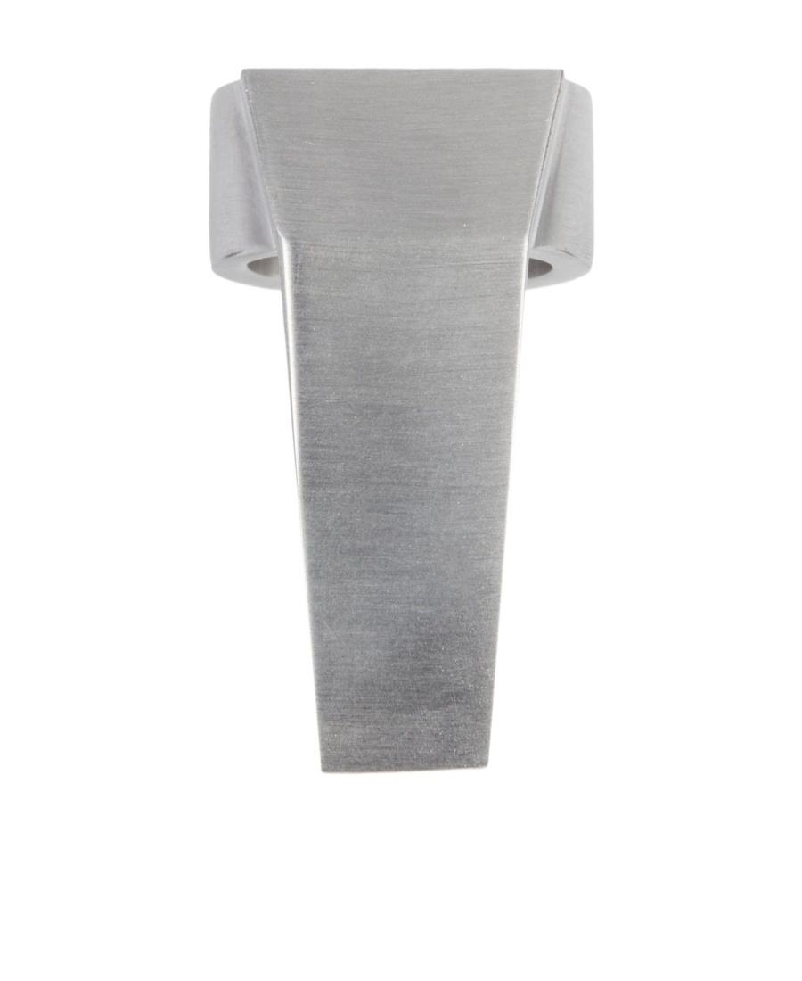 Rick Owens Runk Logo-engraved Ring In Gray