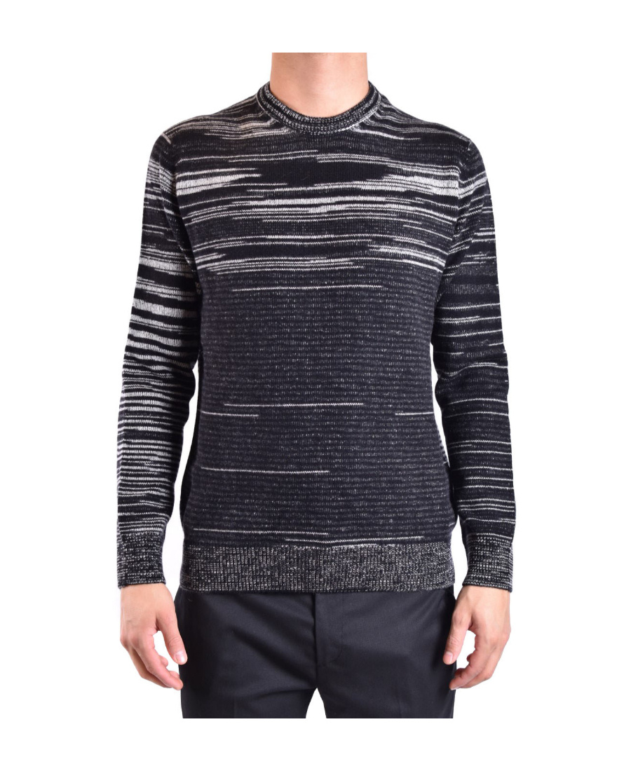 Missoni Stripe-print Cashmere Jumper In Black