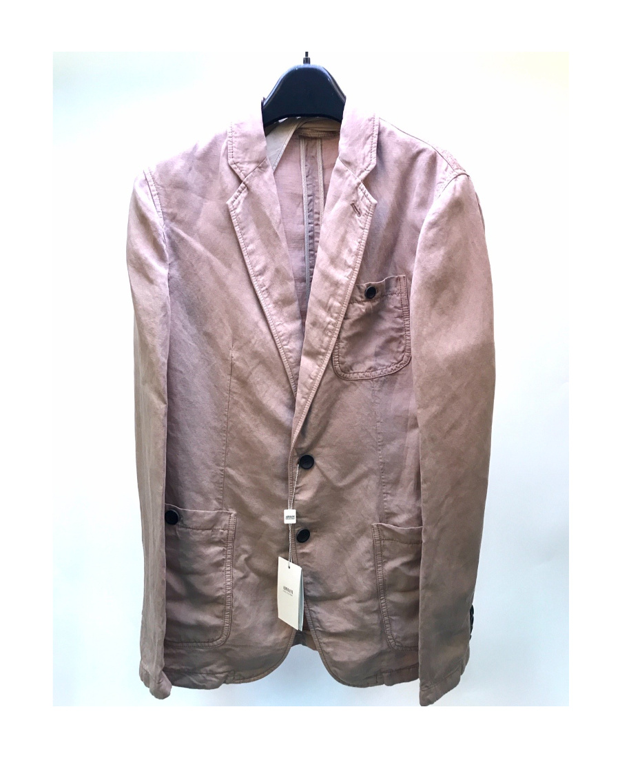 Armani Collezioni Long Sleeved Suit Jacket In Multicolor