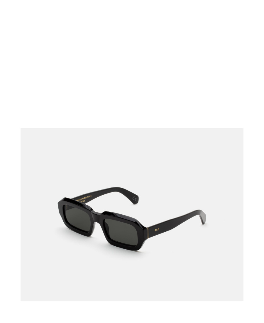 Retrosuperfuture Rectangular Frame Sunglasses In Black