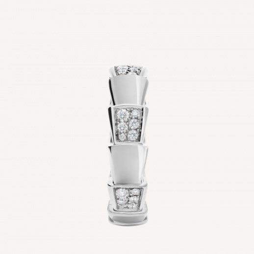 Bvlgari Serpentil Viper Ring In White