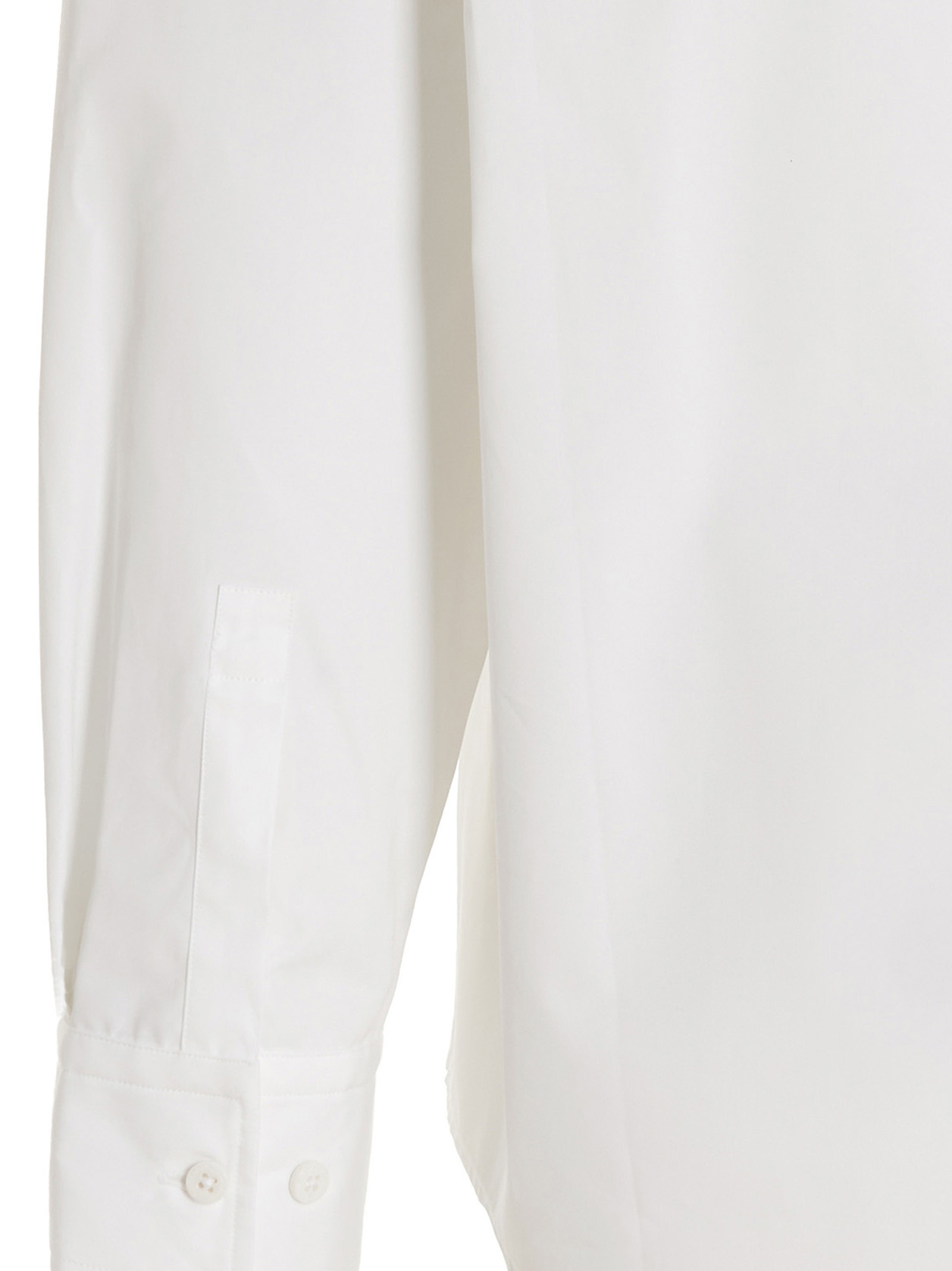 Shop Vtmnts Storm Flap-detail Shirt In White