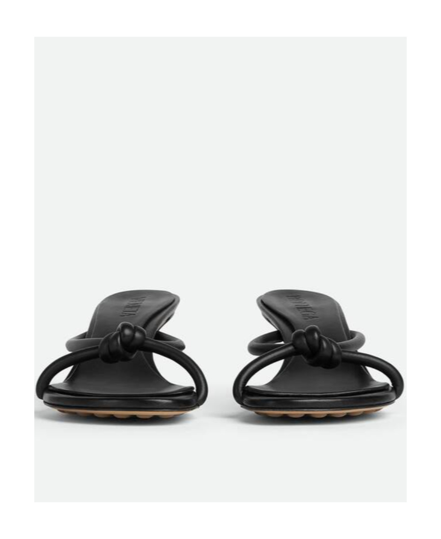 Bottega Veneta Blink 55 Leather Mules In Black
