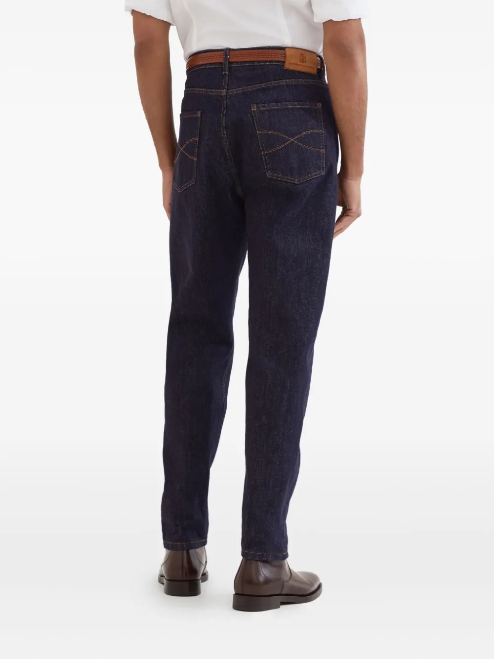 Brunello Cucinelli Men Iconic Fit Denim Cotton Jeans