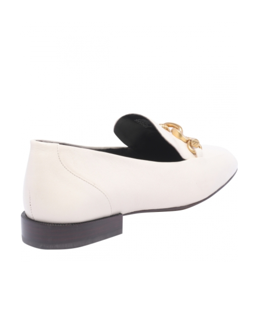 Tory Burch Jessa Leather Loafers In White