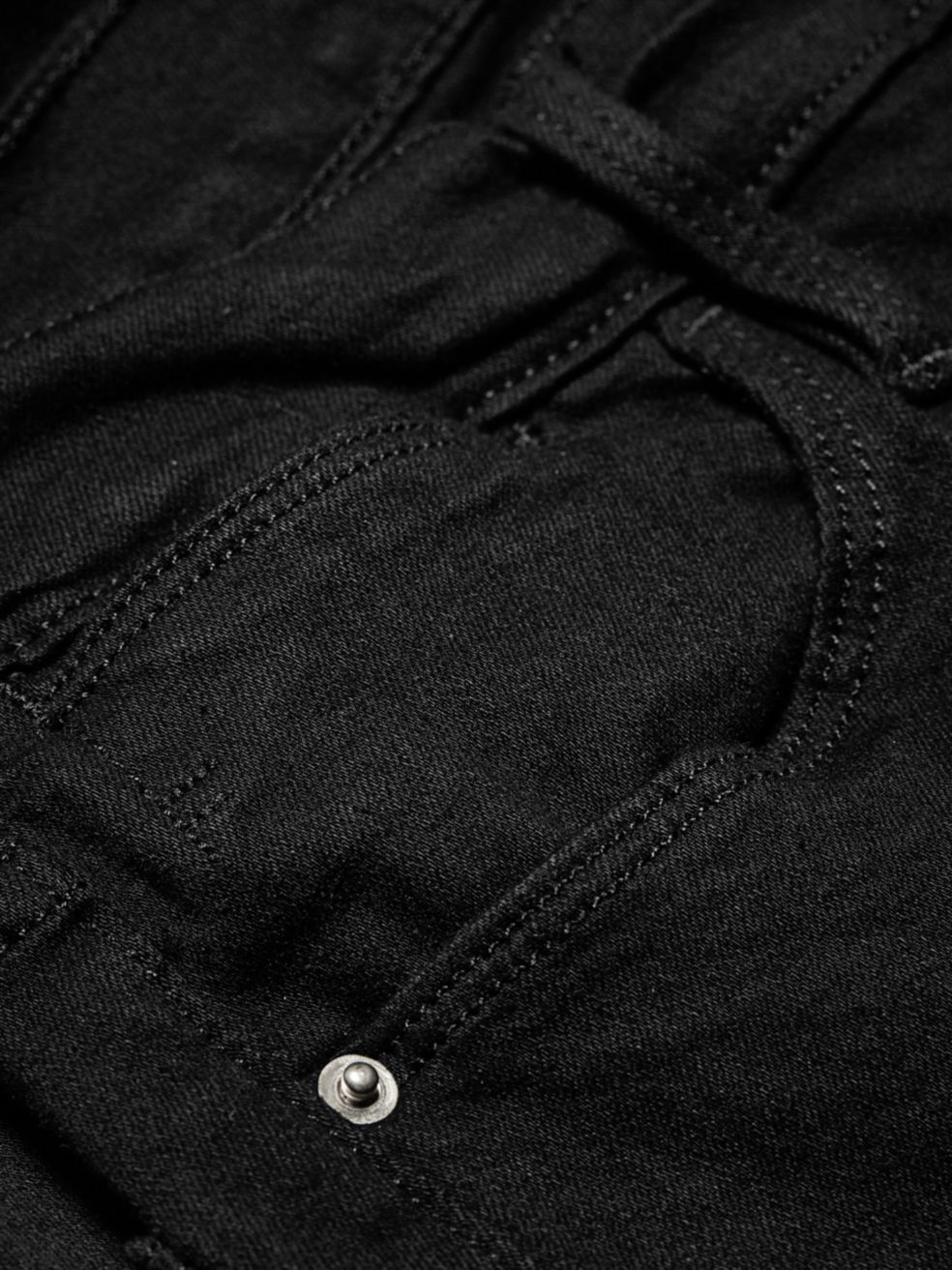 Frame Le High Skinny Jeans Billups Chewed In Black