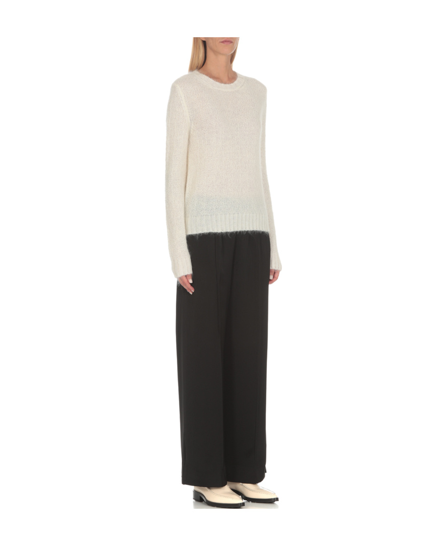 Jil Sander Textured Chunky-knitted Jumper In White
