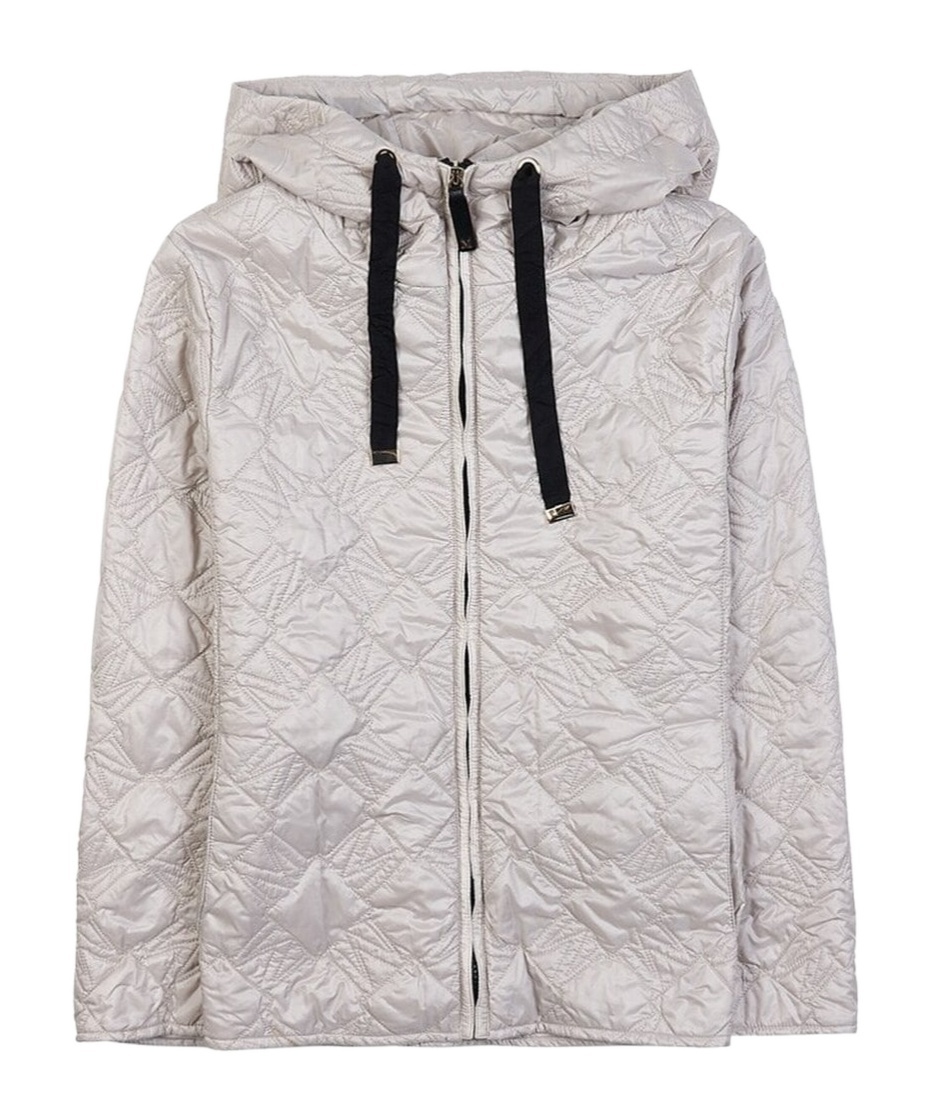Max Mara Hooded Jacket In White