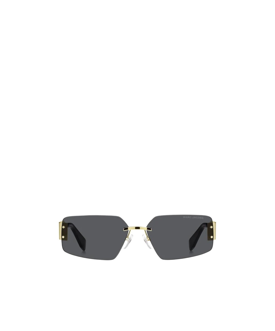 Marc Jacobs Geometric Frame Sunglasses In Black