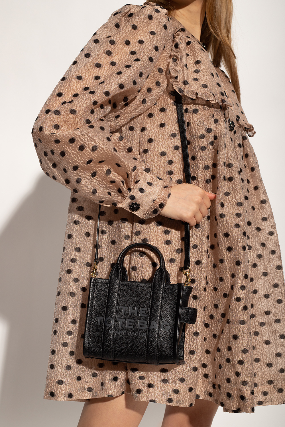 Marc Jacobs Mini Tote Bag In Black