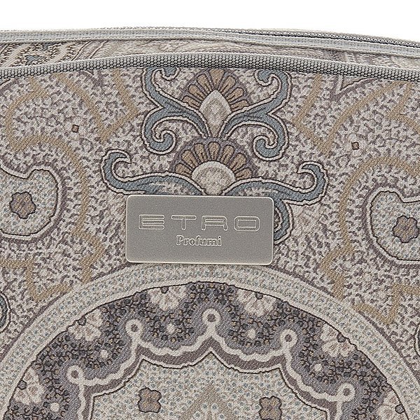 Etro Zipper Clutch In Gray