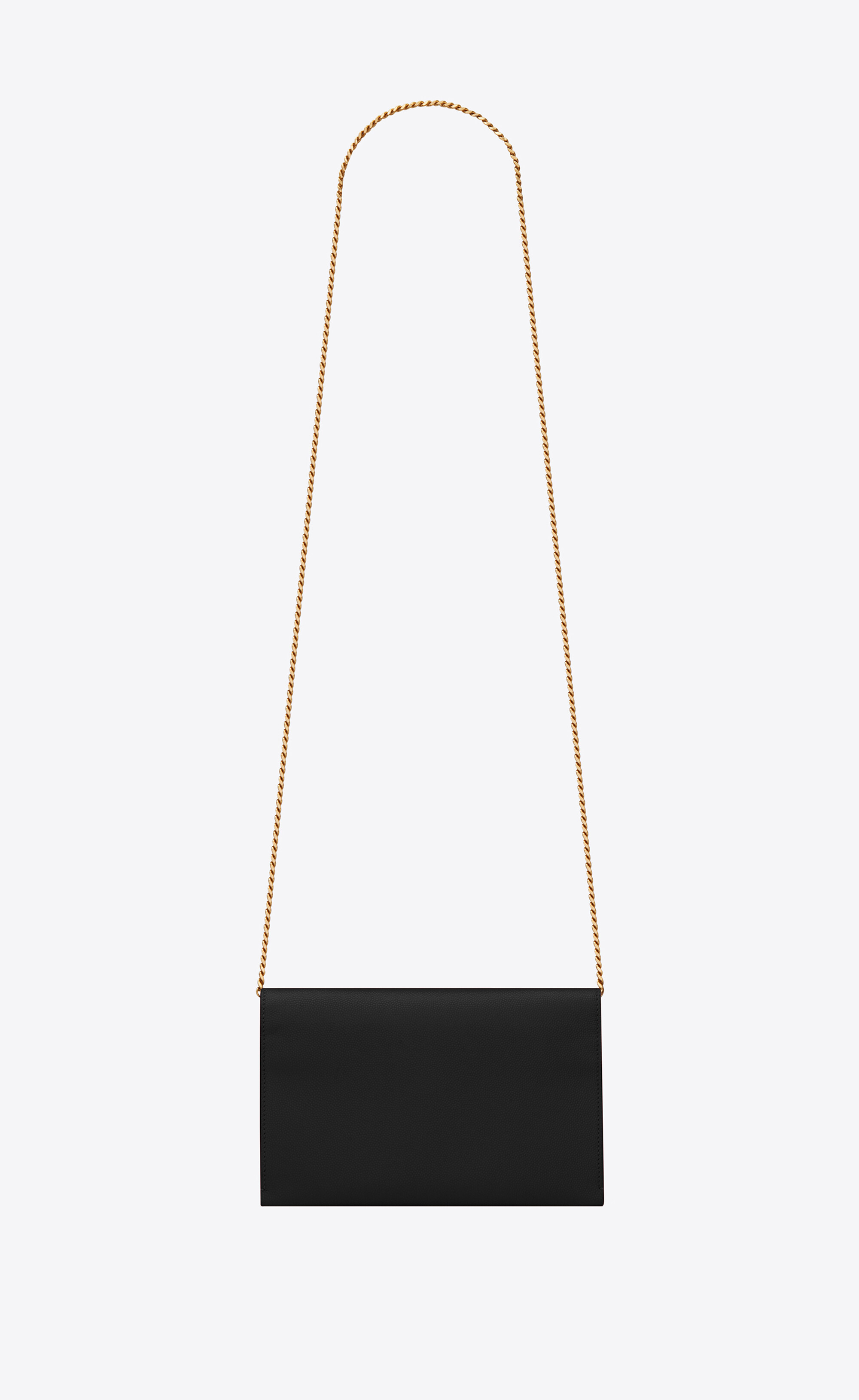Saint Laurent Envelope Chain Crossbody Bag In Black