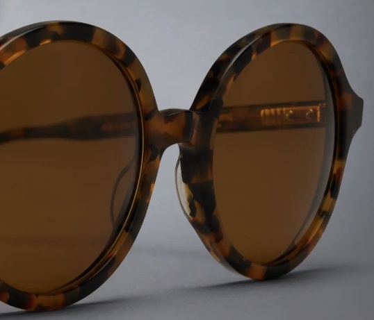 Thom Browne Tortoise Acetate Round Sunglasses In Brown