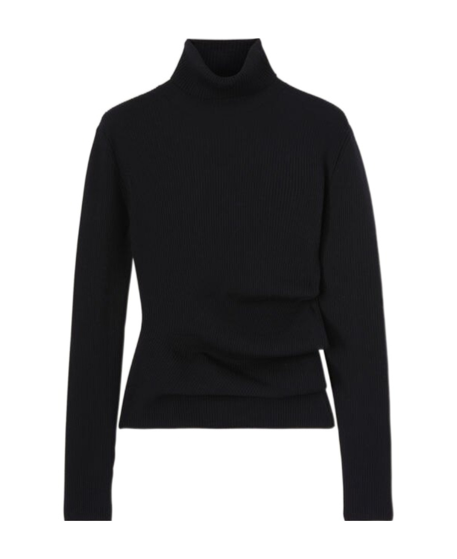 Loro Piana Long-sleeved High-neck Sweater In Black