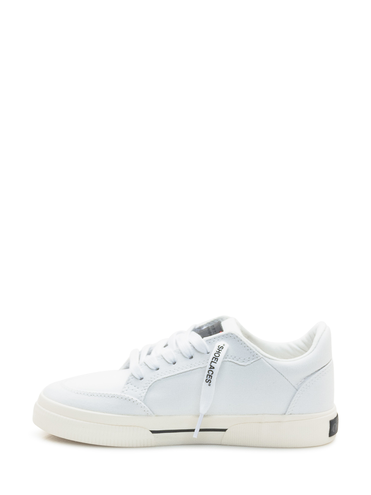 Off-white Lace-up Low-top Casual Shoes In White