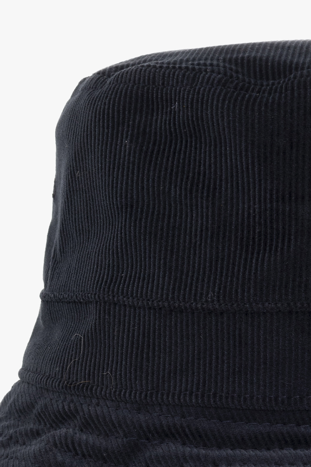 Jil Sander Corduroy Bucket Hat In Black