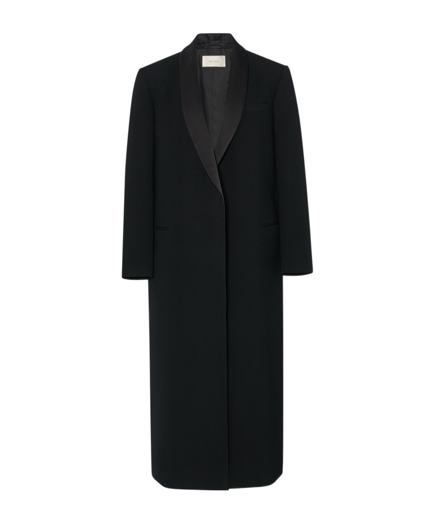 The Row Erdene Coat In Virgin Wool In Black