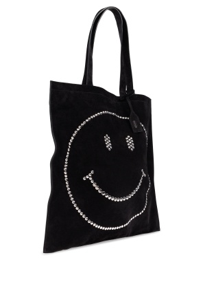 Moschino Double Handle Handbag In Black