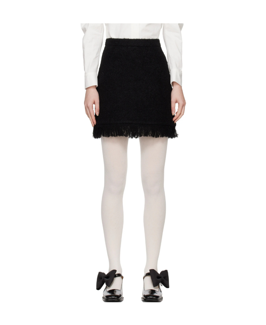 Kimhēkim Logo Skirt In Black