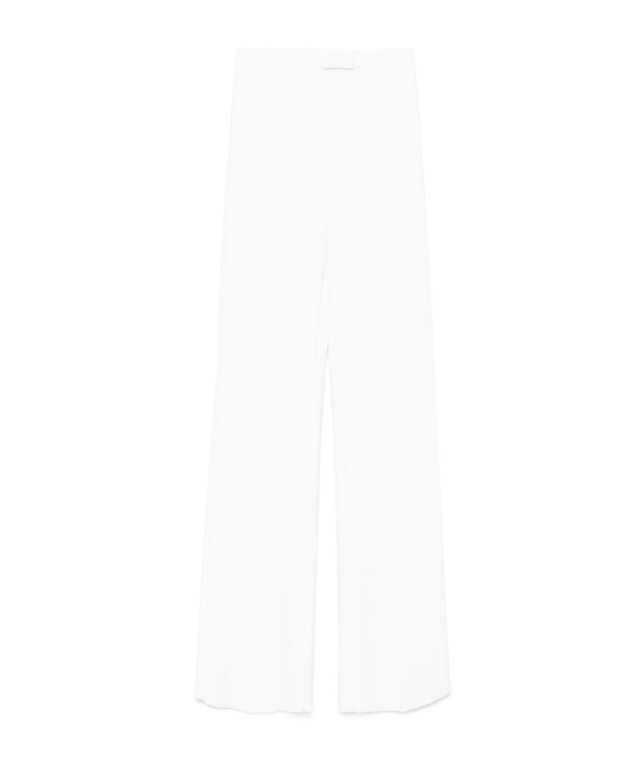 Max Mara Gary High-waist Wide-leg Trousers In White