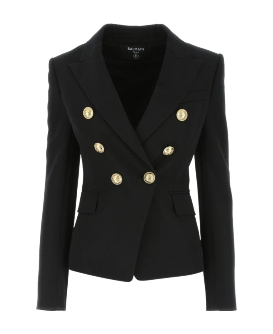 Balmain Double-breasted Tailored Blazer In Multi