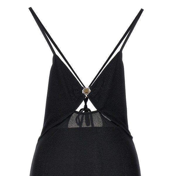 EMPORIO ARMANI LOGO-PLAQUE BEACH DRESS