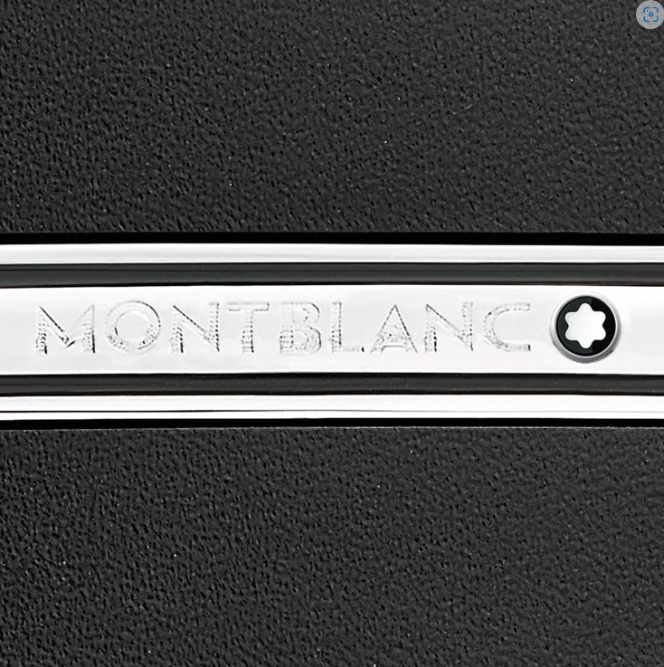 Montblanc Logo Belt In Black
