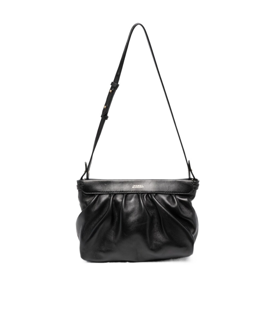 Isabel Marant Logo-print Clutch Bag In Black