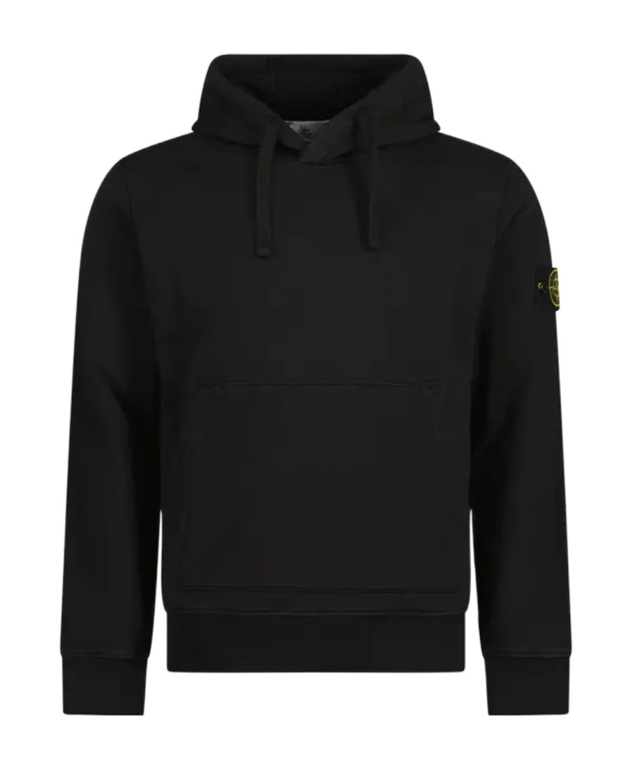 Stone Island Logo Sweater In Black