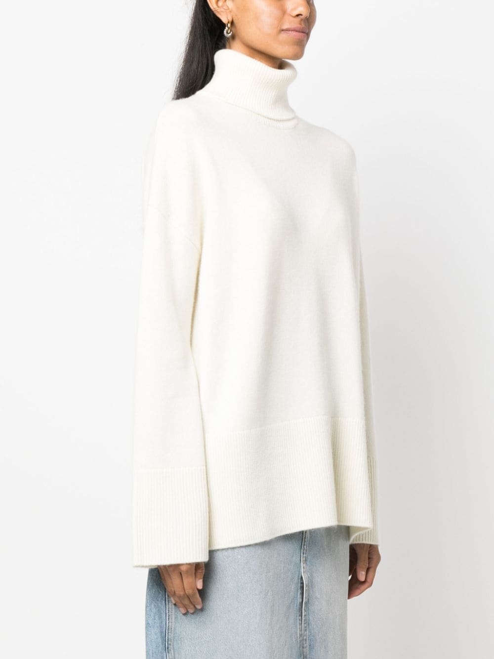 P.a.r.o.s.h Long-sleeved Sweater In White
