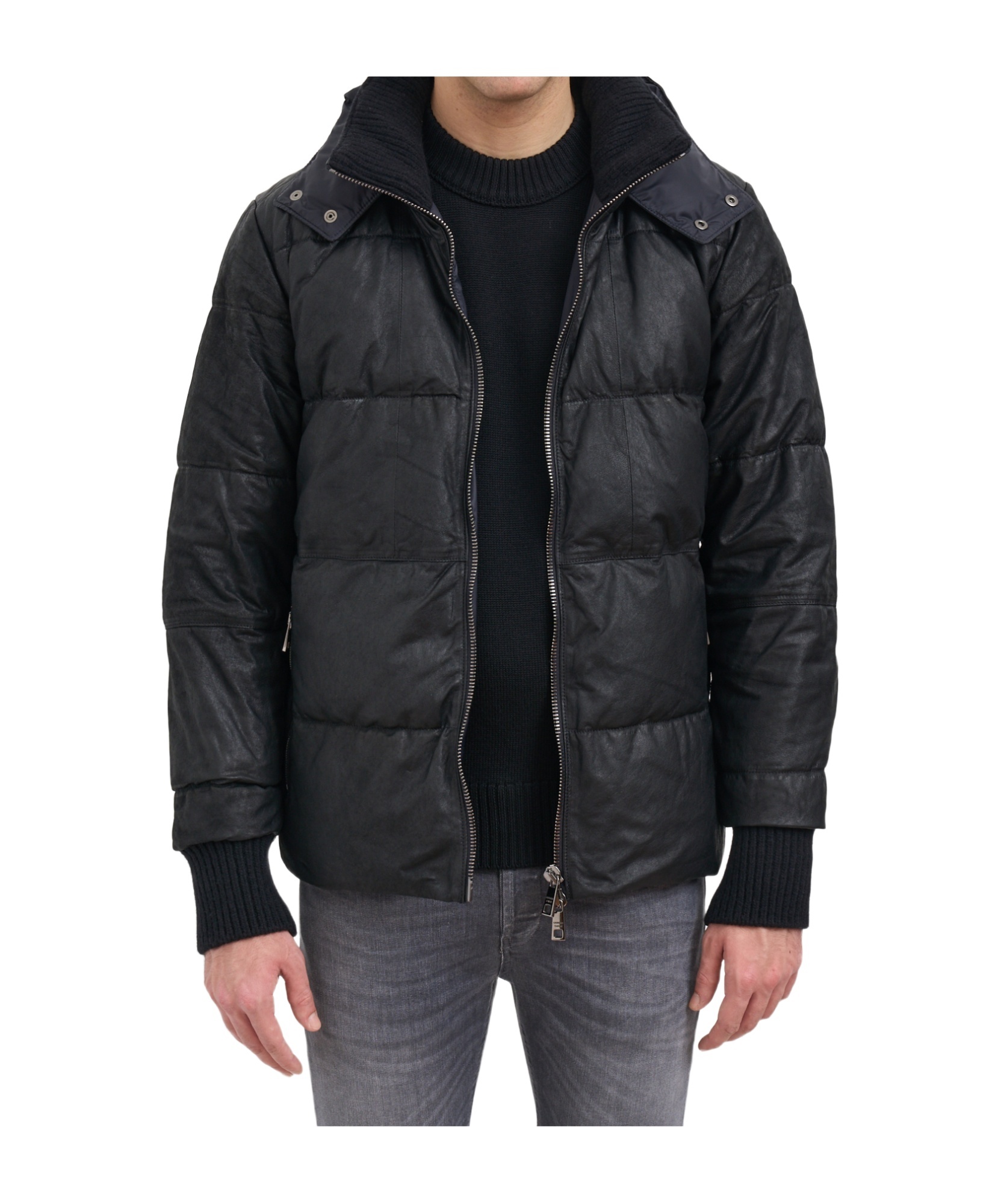Giorgio Brato Long-sleeved Hooded Jacket In Black
