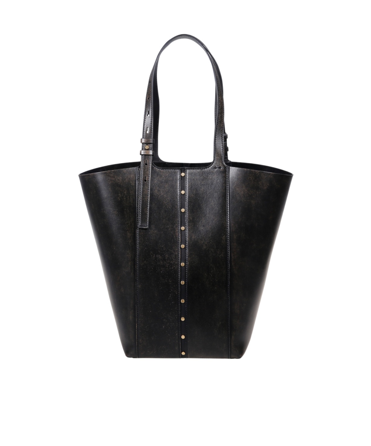 Golden Goose Rivet Shoulder Bag In Black