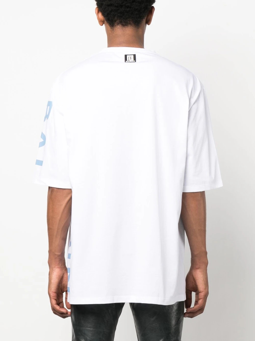 BALMAIN LOGO-PRINT T-SHIRT