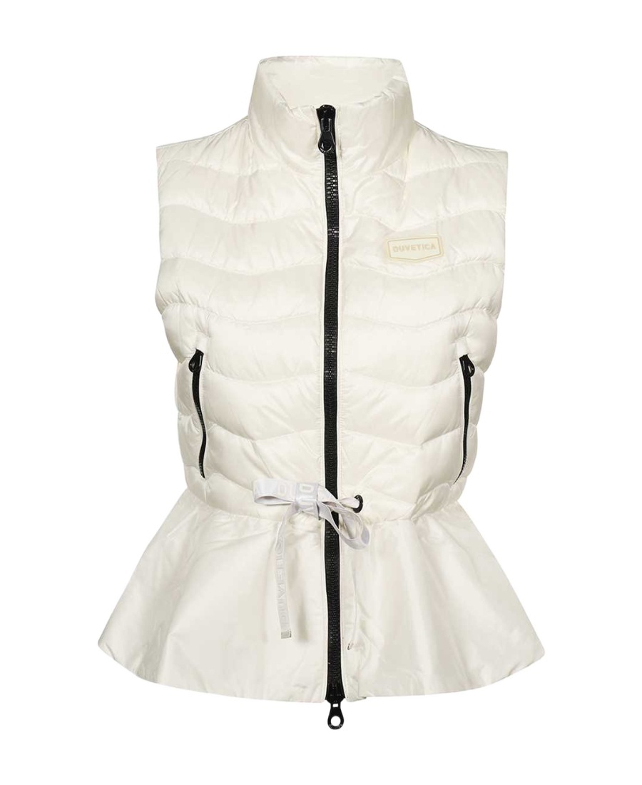 DUVETICA FLARE-HEM QUILTED JACKET