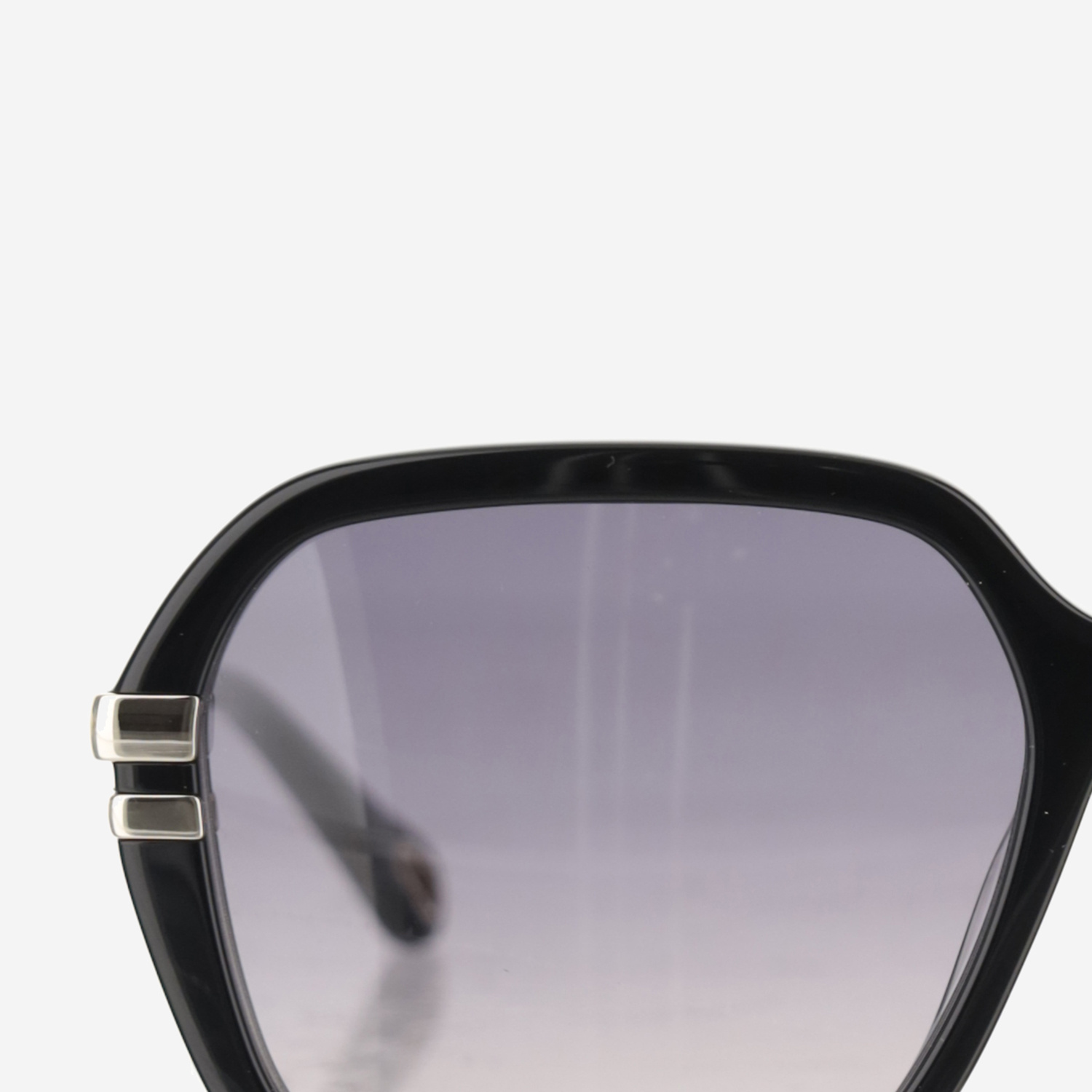 Chloé Rectangle Frame Sunglasses In Gray