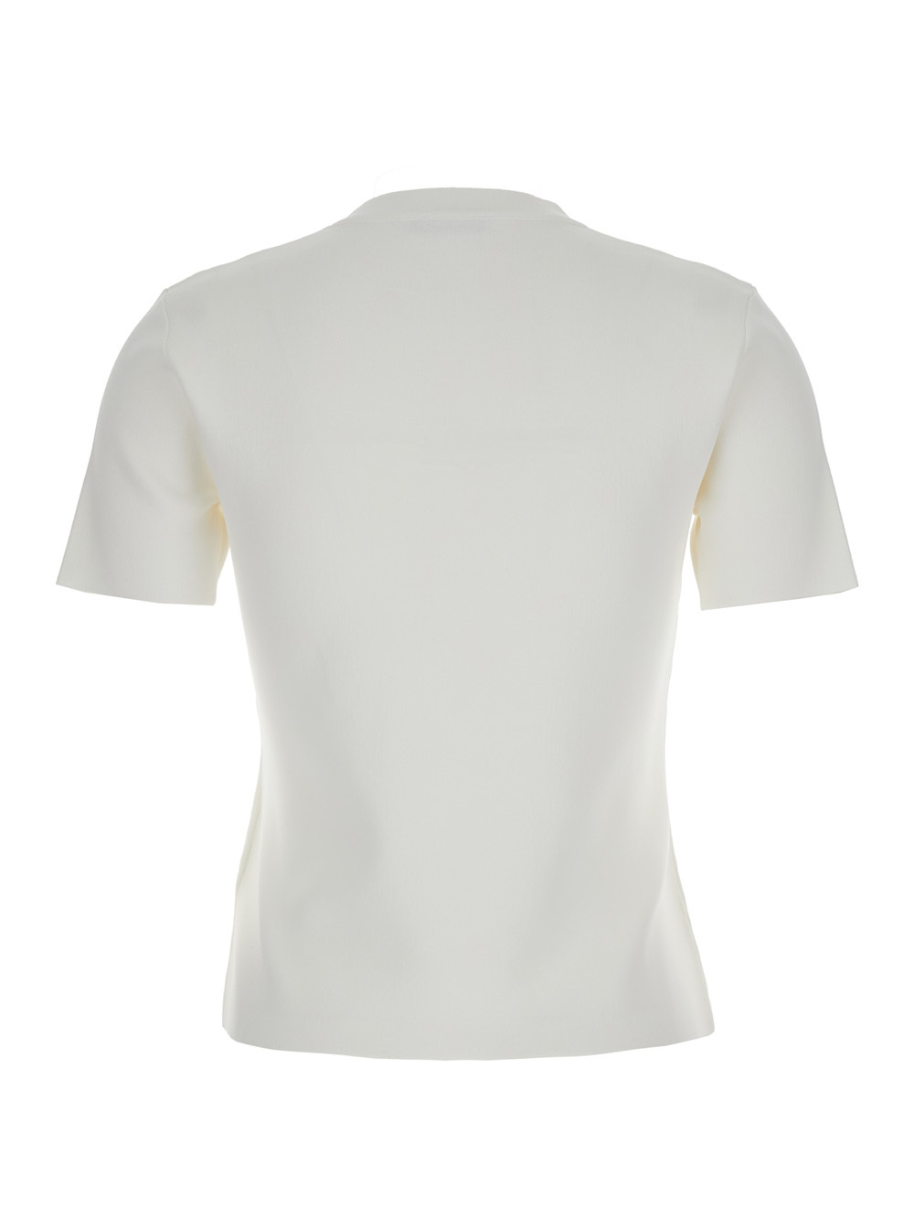 Max Mara White Viscose Blend Adelio T-shirt In White