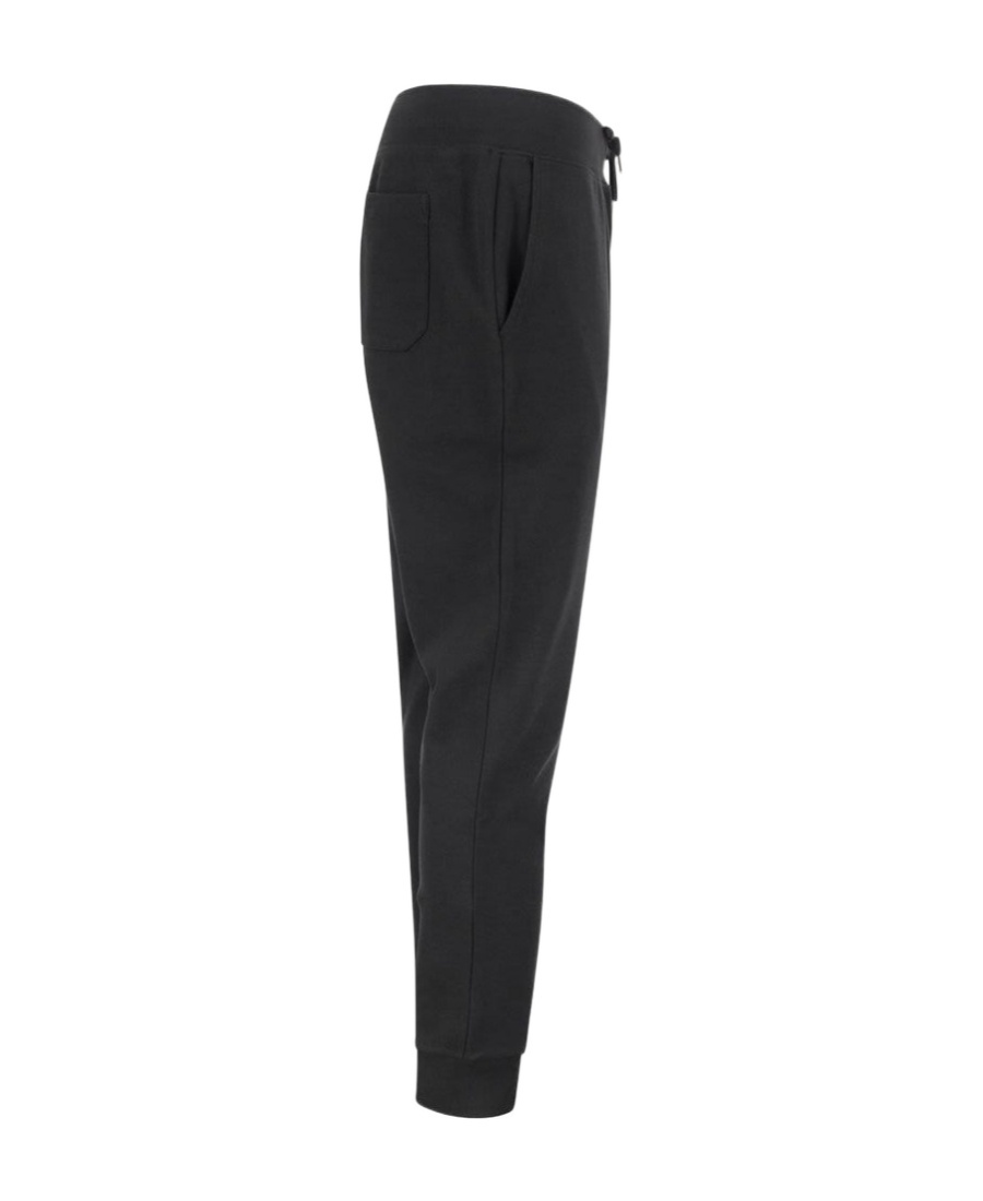 Polo Ralph Lauren Embroidered-logo Track Pants In Black