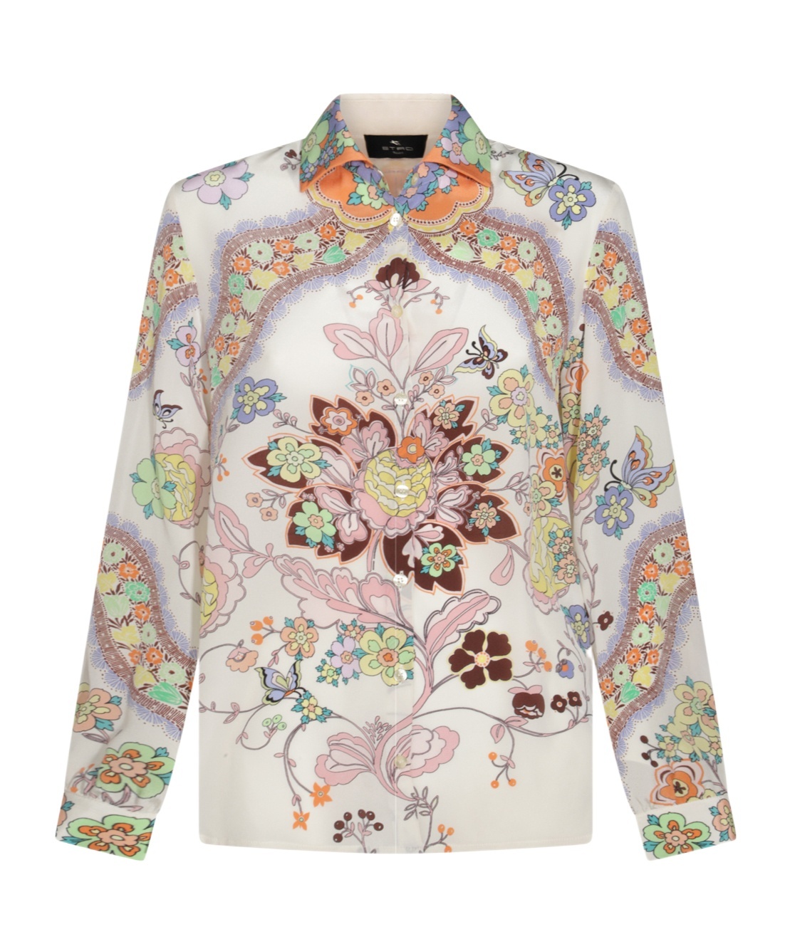 Etro Long-sleeved Shirt In White