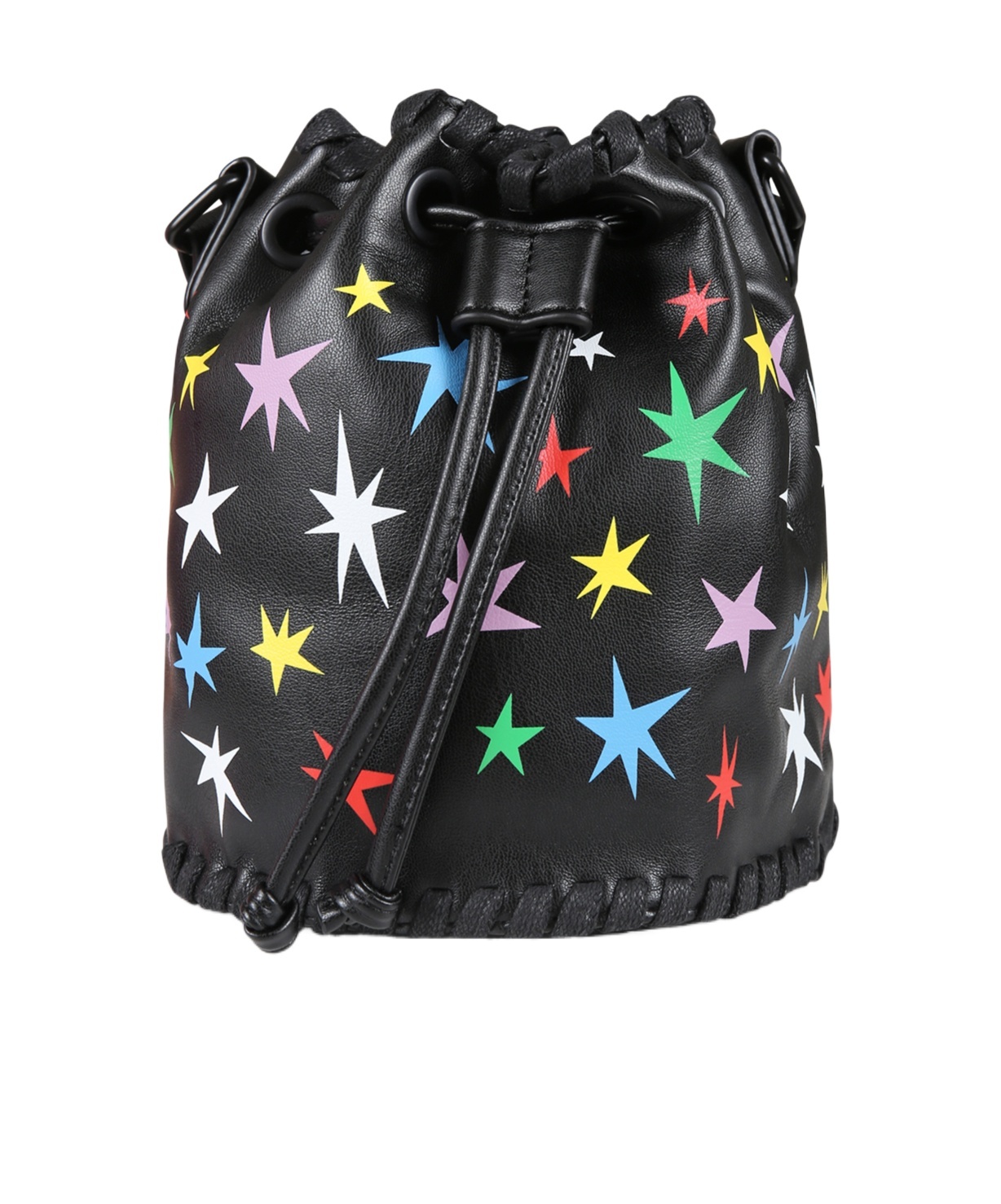 Stella Mccartney Drawstring Shoulder Bag In Black