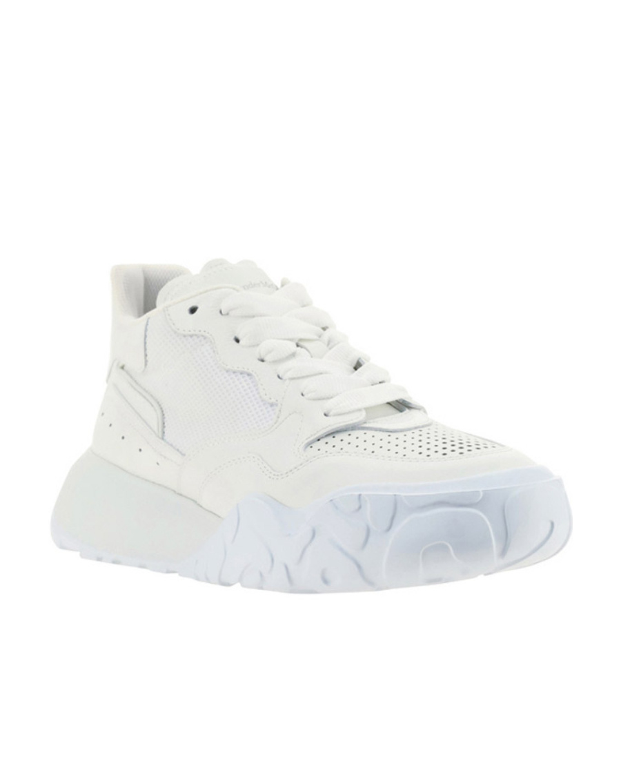 Alexander Mcqueen Court Low-top Sneakers In White
