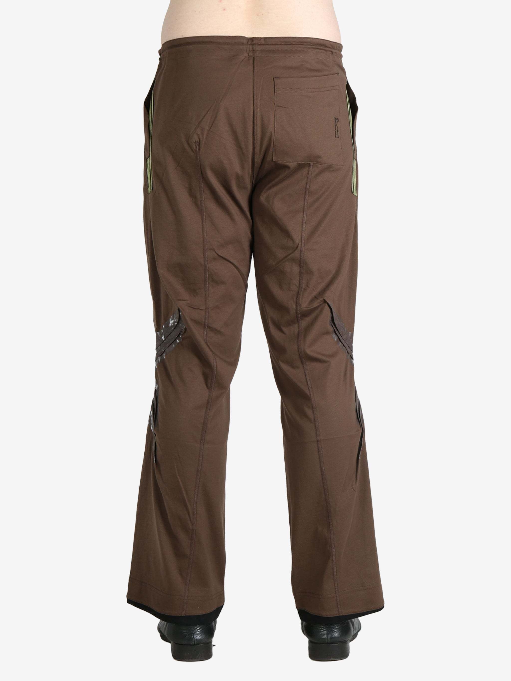 Kiko Kostadinov Jersey Trouser In Brown